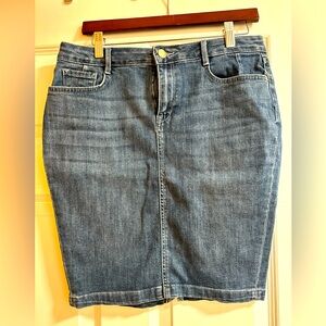 Rachel Roy Women's Denim High Rise Pencil Skirt Size 30